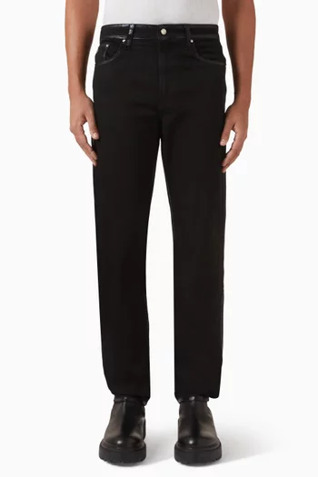 بنطال جينز بتصميم ضيق لامع دينم