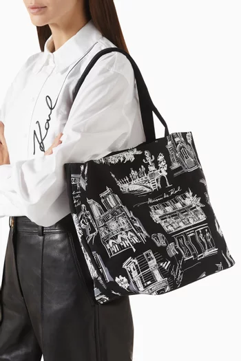 K/Sketch Reversible Shopper Bag in Cotton