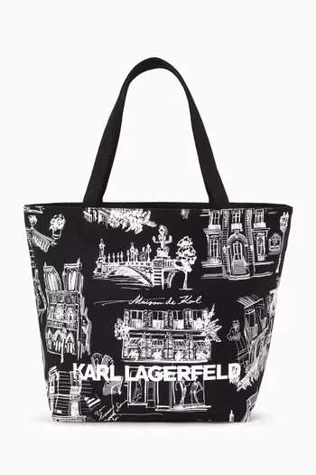 K/Sketch Reversible Shopper Bag in Cotton