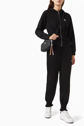 Ikon Patch Cinched Sweatpants in Cotton