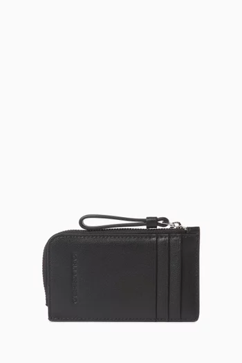 حافظة بطاقات كيه/سيركل بسحّاب جلد