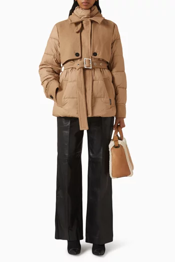 معطف قصير مبطّن