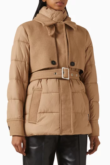 معطف قصير مبطّن