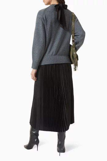 Dual Two-tone Maxi Dress