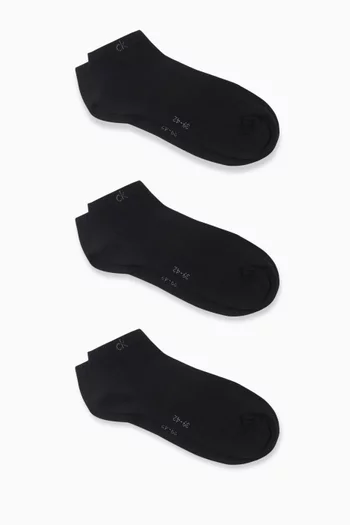 Logo Socks in Cotton-blend, Set of 3
