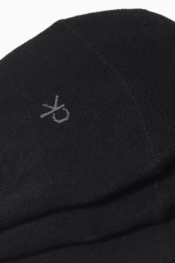 Logo No-show Socks in Cotton-blend, Set of 3