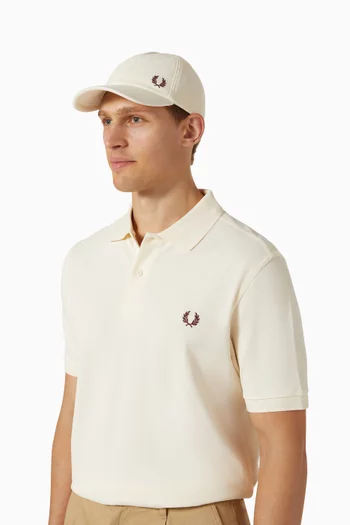 Classic Logo Cap in Cotton Piqué