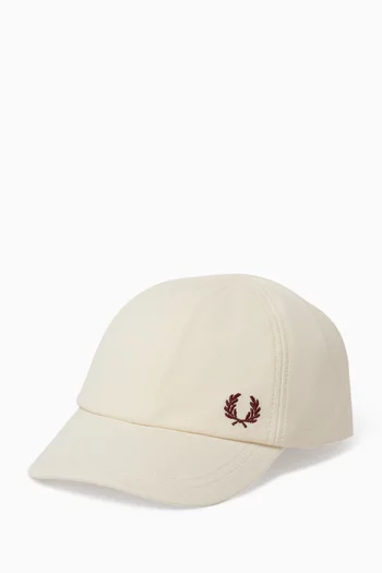 Classic Logo Cap in Cotton Piqué