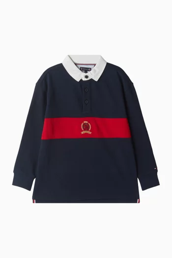 TH Crest Polo Shirt in Coton