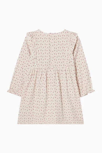 Floral Ditsy Dress in Corduroy