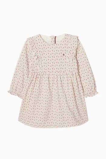 Floral Ditsy Dress in Corduroy