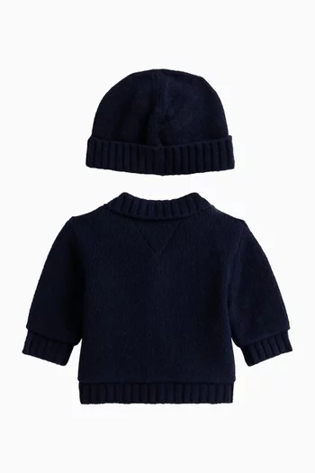 Essential Cardigan & Beanie Gift Box