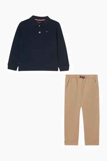 Polo Shirt & Pants Set