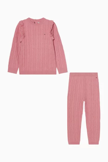 طقم هدايا بغرزة الضفيرة 