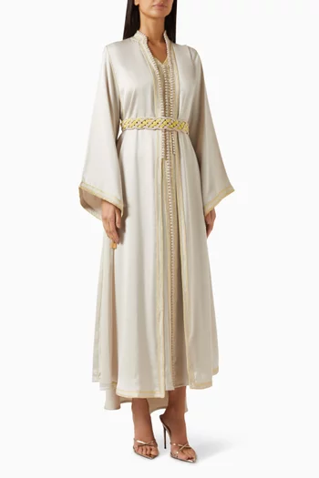 Tassel-trim Kaftan