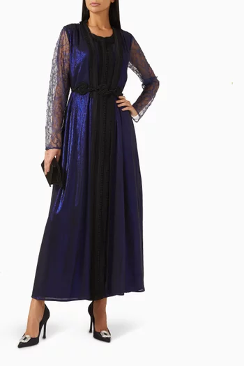 Shimmer Embroidered 2-piece Dress Set