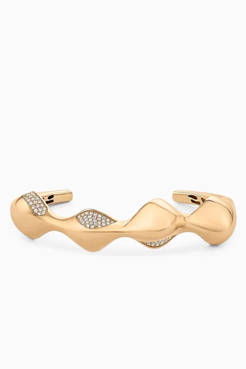 Dita Diamond Bangle in 14kt Rose Gold
