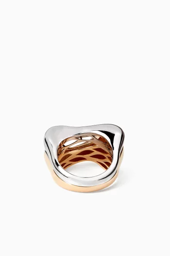 Shiraz Rainbow Bangle in 14kt Gold