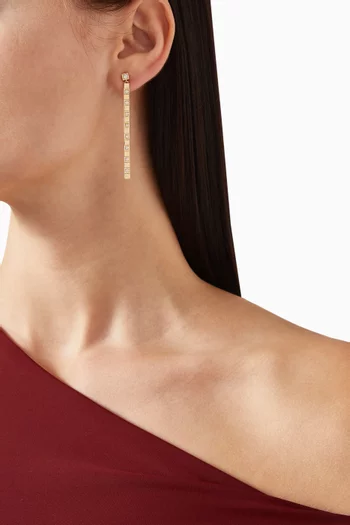 Shiraz Diamond Earrings in 14kt Gold
