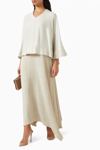 Flared Top & Skirt Set