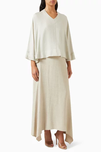 Flared Top & Skirt Set