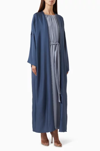 Abaya Belted Dress Set