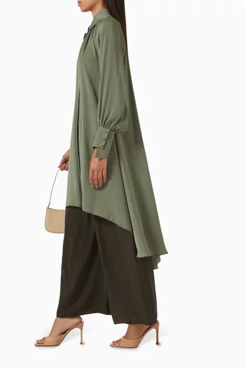 High-low Top & Pants Set