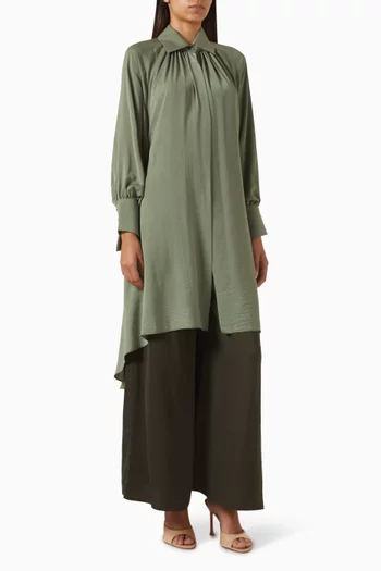 High-low Top & Pants Set