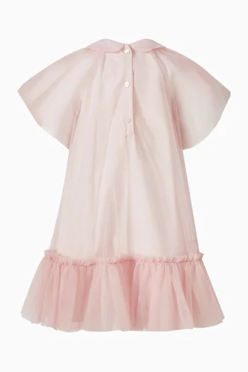Tulle Trim Dress