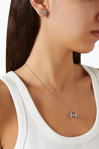 Miller Pave Necklace & Earrings Set