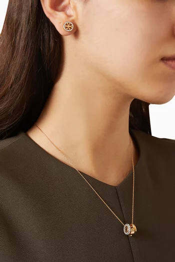 Miller Pave Necklace & Earrings Set