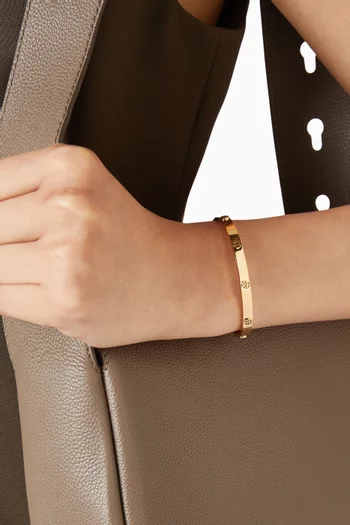 Thin Miller Stud Cuff in Gold-tone Stainless Steel