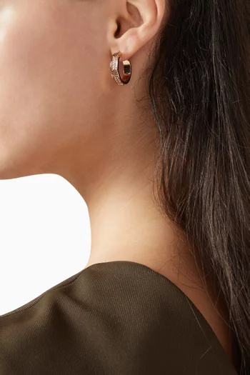 Small Miller Stud Hoop Earrings