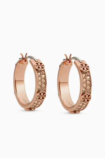 Small Miller Stud Hoop Earrings