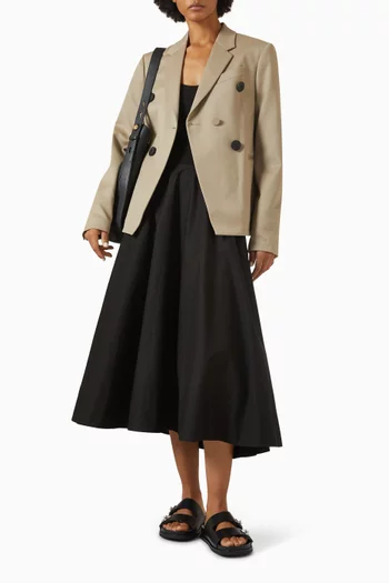 Single-button Blazer in Wool-blend