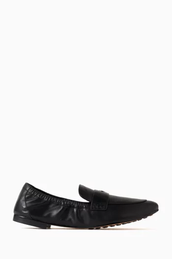 حذاء باليرينا سهل الارتداء جلد