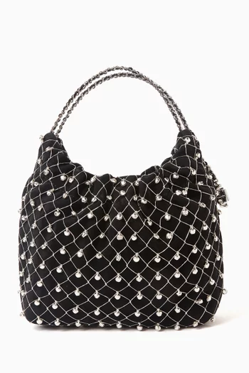 Mini Fleming Hobo Bag in Leather