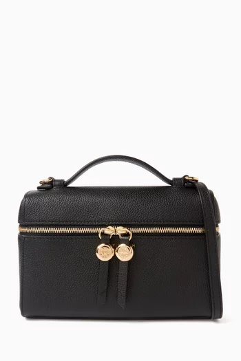 Romy Slim Top-handle Bag in Leather