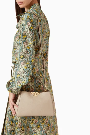 Medium Eleanor Satchel in Pebbled Leather
