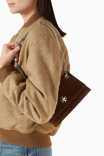 Mini Kira Turn-lock Bag in Suede