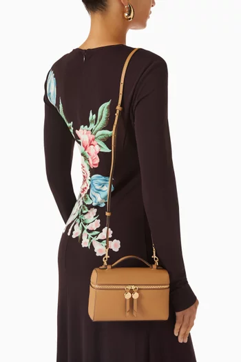 Romy Slim Top-handle Bag in Leather