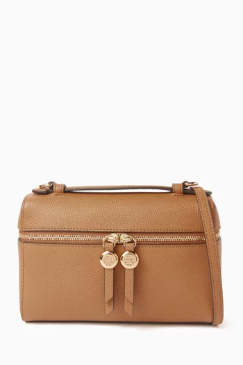 Romy Slim Top-handle Bag in Leather
