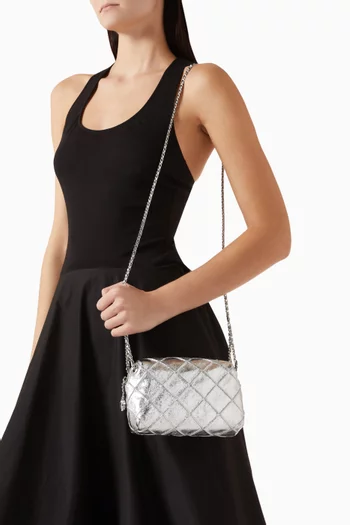 Fleming Metallic Soft Crossbody Bag