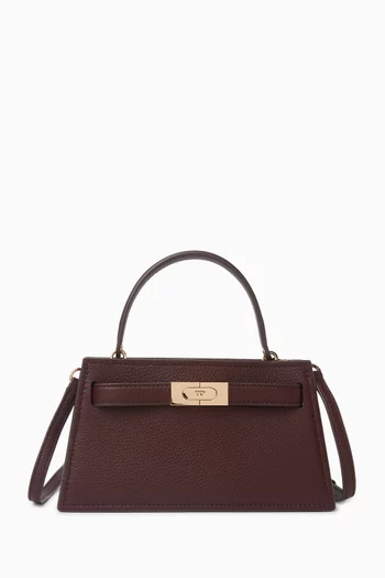 Mini Lee Radziwill Top-handle Bag in Leather
