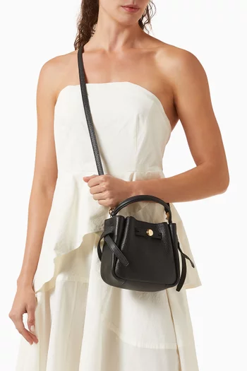 Romy Mini Bucket Bag in Leather