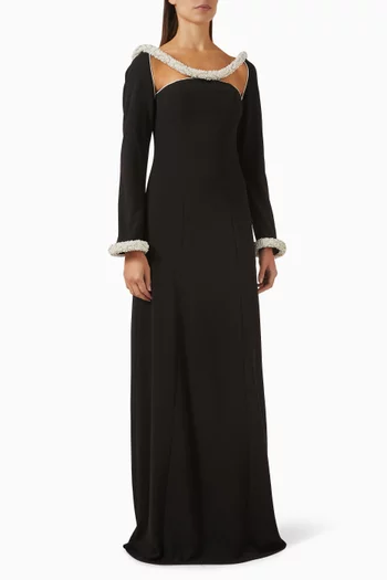 Omirra Bead-embellished Dress