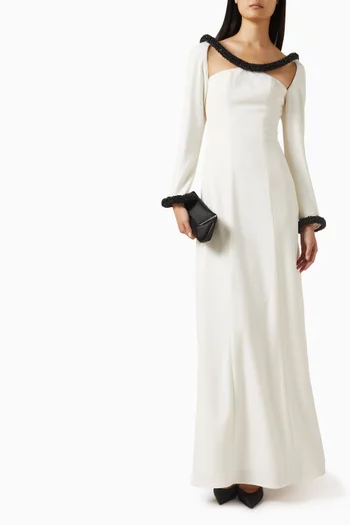 Omirra Bead-embellished Dress