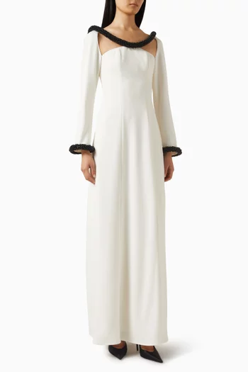 Omirra Bead-embellished Dress