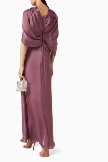Mystic Drape Cape Dress