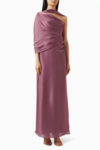 Mystic Drape Cape Dress